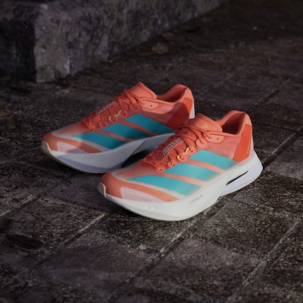 adidas Adizero Boston 13 Shoes - Orange | Free Shipping with