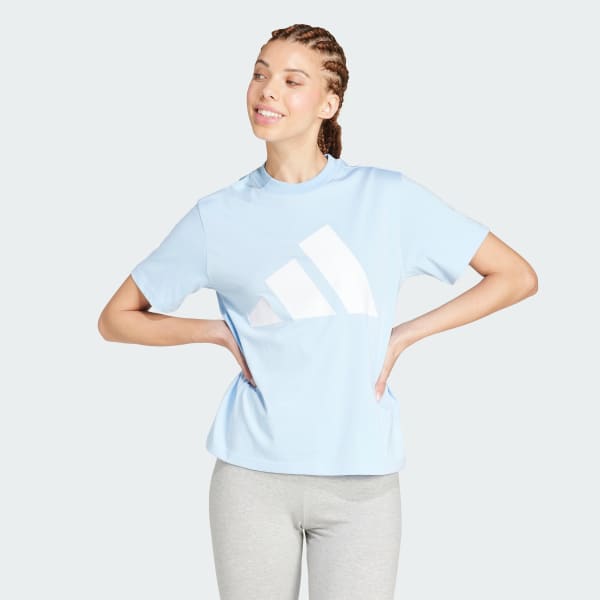 Azul Polera Essentials Big Logo Algodón