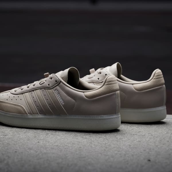 【信頼】 Leather Velosamba adidas Shoes with Shipping Free | Beige - ウェア