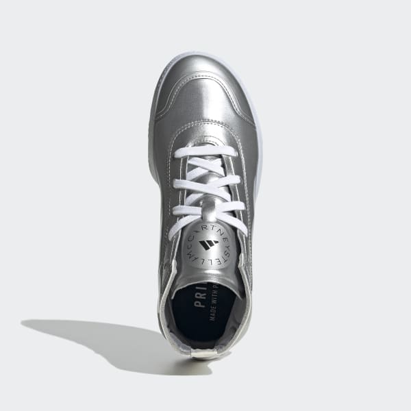 adidas by McCartney Treino Mid-Cut Shoes - Silver | Women's Lifestyle | adidas US