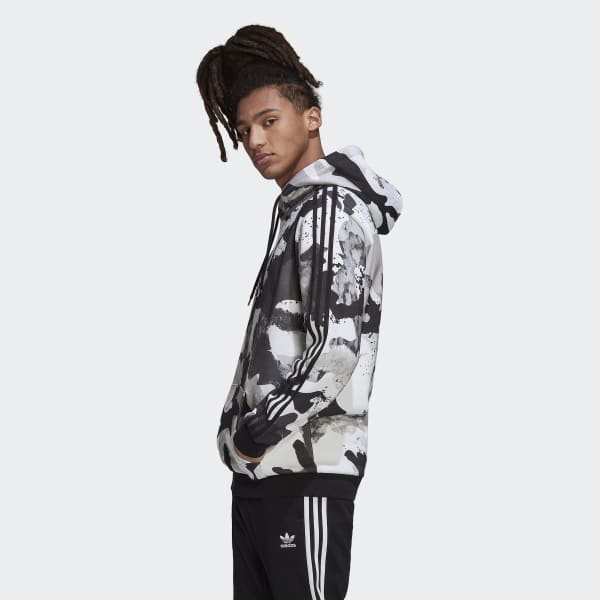 boks dannelse molester adidas Camo Series Allover Print hoodie - Hvid | adidas Denmark