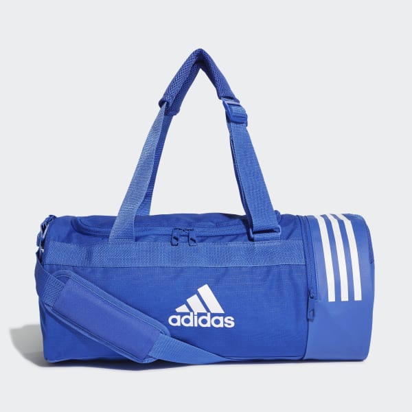 Espejismo Macadán tira adidas Convertible 3-Stripes Duffel Bag Small - Blue | adidas Turkey