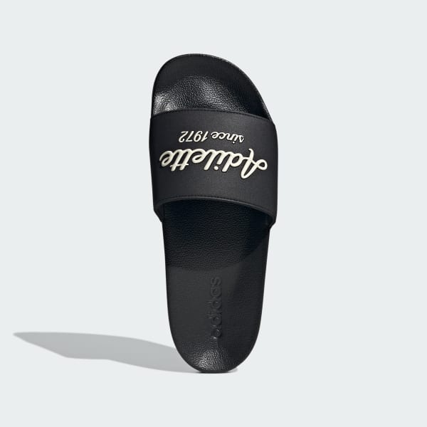 Black Adilette Shower Slides BTL66