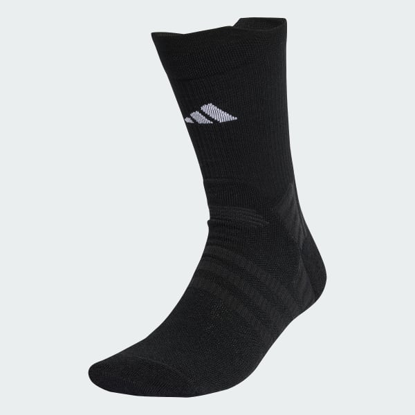 adidas Tennis Cushioned Crew Socks 1 Pair Black Free Delivery adidas UK