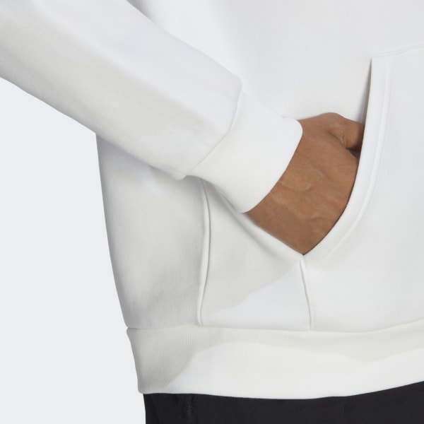 Wit Trefoil Essentials Hoodie
