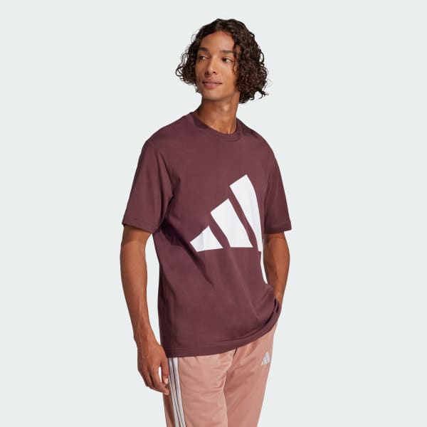 Burgundy Tričko Essentials Big Logo