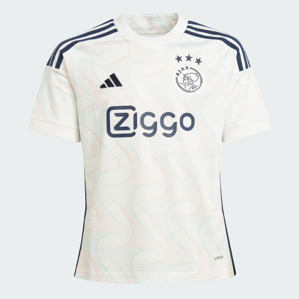 Vit Ajax Amsterdam 23/24 Bortatröja Ungdom