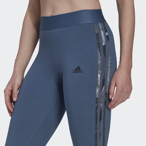 modrá Legíny LOUNGEWEAR Essentials 3-Stripes 28881
