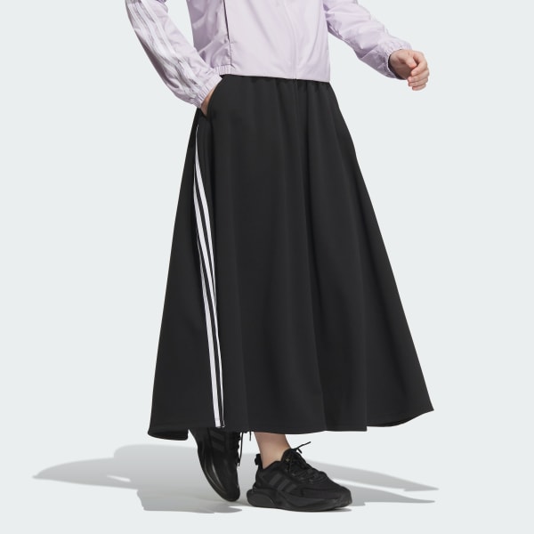 3 Stripes Loose Fit Doubleknit Skirt