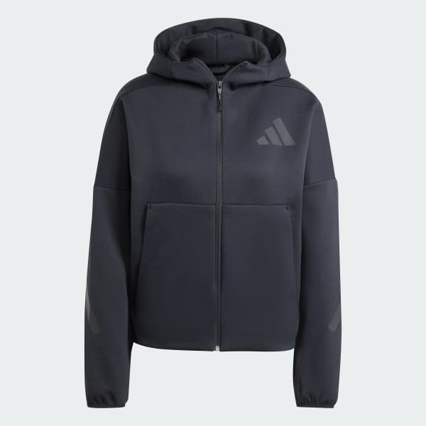 Adidas ladies zip hoodie discount
