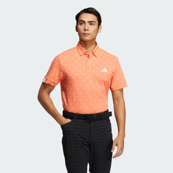 Orange AEROREADY Badge of Sport Monogram Polo Shirt