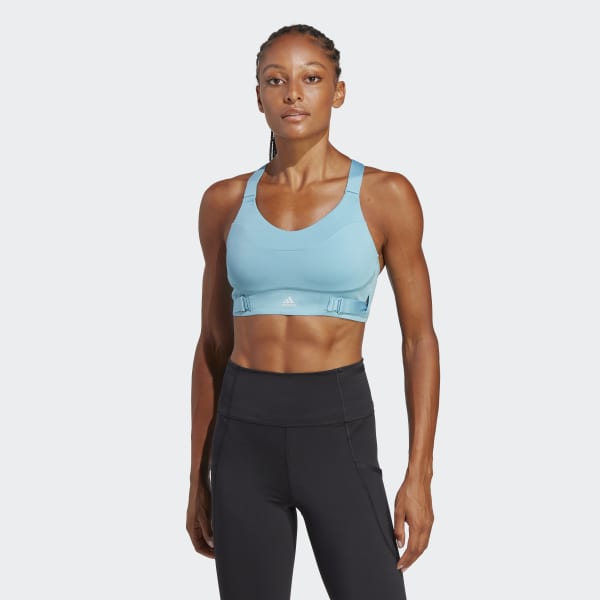 Niebieski FastImpact Luxe Run High-Support Bra