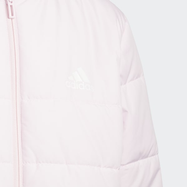 adidas 3-Stripes Padded Jacket Kids - Pink | adidas Ireland