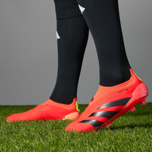 adidas Predator Elite Laceless Firm Ground Boots Red adidas Singapore