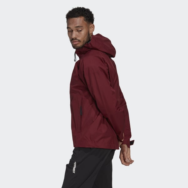 Weinrot TERREX GORE-TEX Paclite Regenjacke 29521