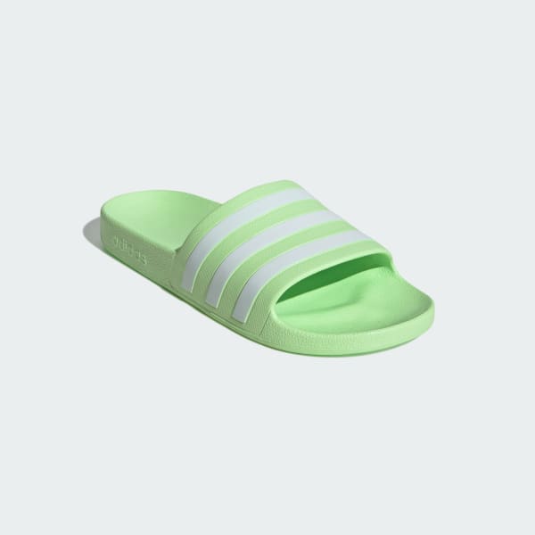 adidas Adilette Aqua Slides - Green | Free Delivery | adidas UK