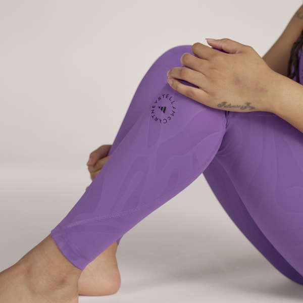 Purple adidas by Stella McCartney Maternity Yoga Tights C1009