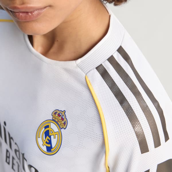 Hvit Real Madrid 25/26 Authentic Hjemmetrøye