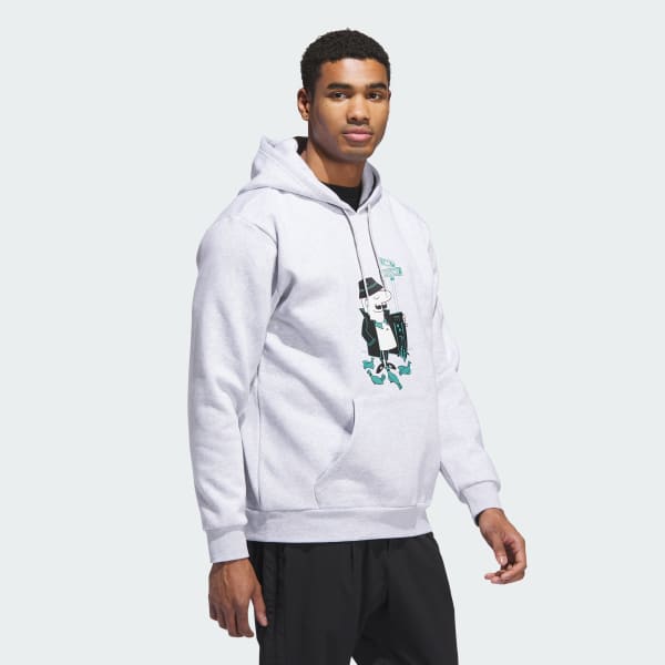 グレー 【ゴルフ】チップ in NYC グラフィック パーカー