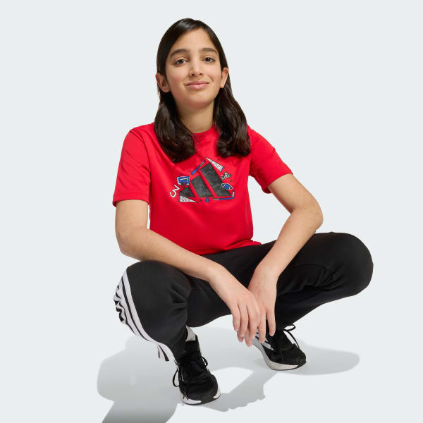 国内発送【adidas】 クライマクール グラフィック Tシャツ adidas tシャツ クライマクール ドゥードル ハント バイク
