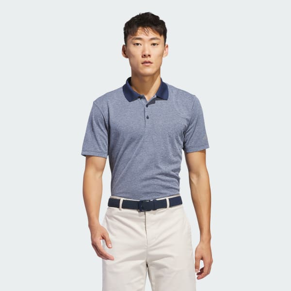 Azul Playera polo Adi Performance jaspeada