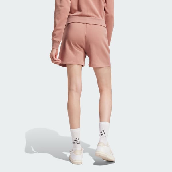 Rosado Shorts de Felpa Francesa Essentials Color Pop