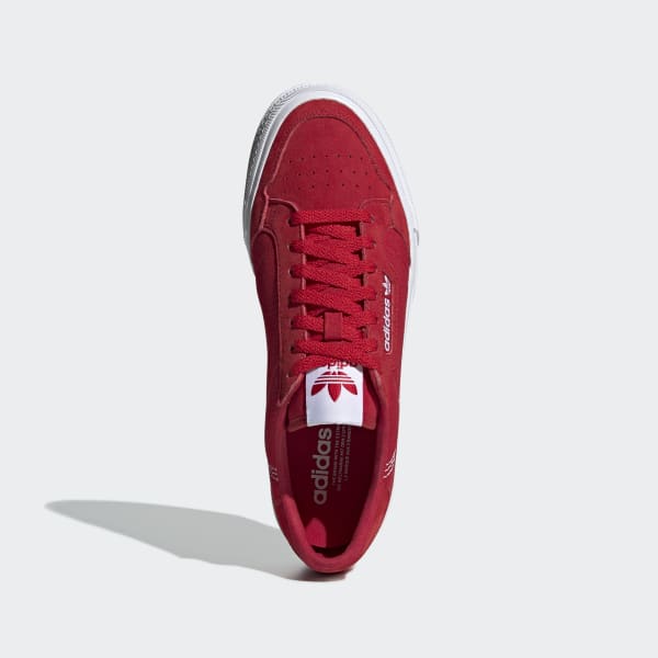 adidas originals continental vulc in red with leopard print