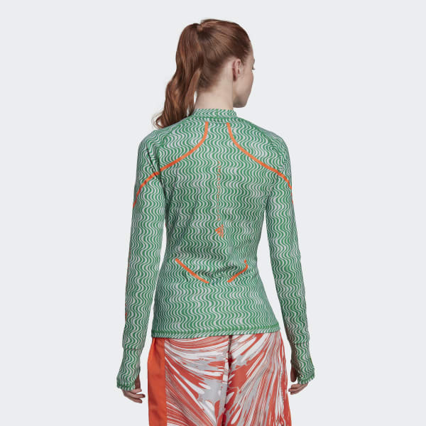 Gron adidas by Stella McCartney TruePurpose Printed Long Sleeve TU912