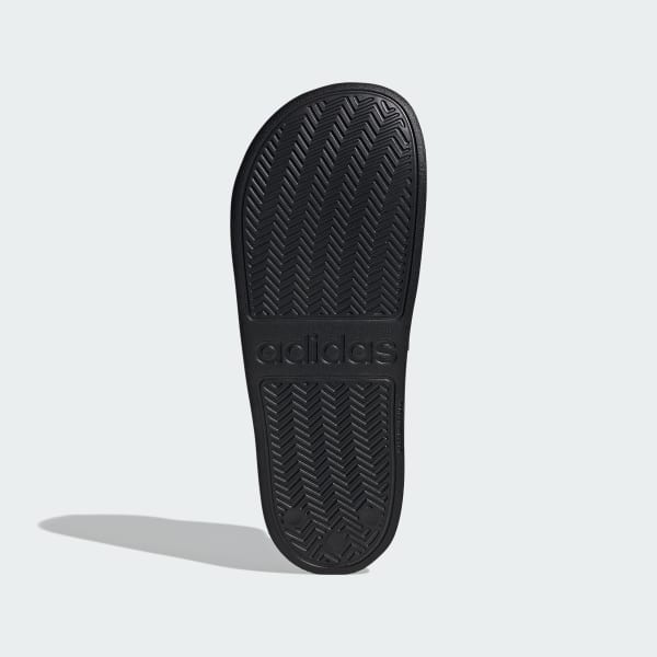 Black Adilette Shower Slides