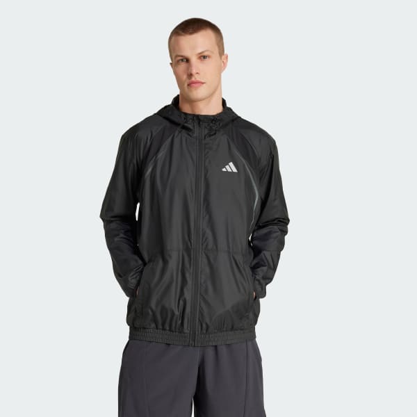 Black 테크 어페럴 윈드브레이커