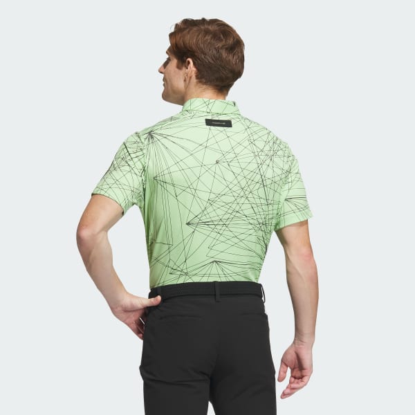 Green AEROREADY Short Sleeve Graphic Polo Shirt