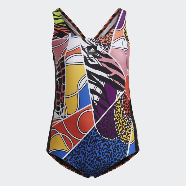 Pomarańczowy Rich Mnisi Swimsuit (Plus Size) XR585
