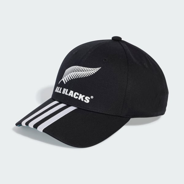 Svart All Blacks 3-Stripes Baseball Caps
