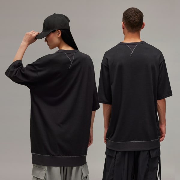adidas Y-3 Short Sleeve Premium Tee - Black | Free Shipping