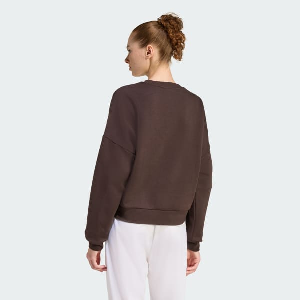 Brown Essentials Small Logo Feelcozy Sweatshirt