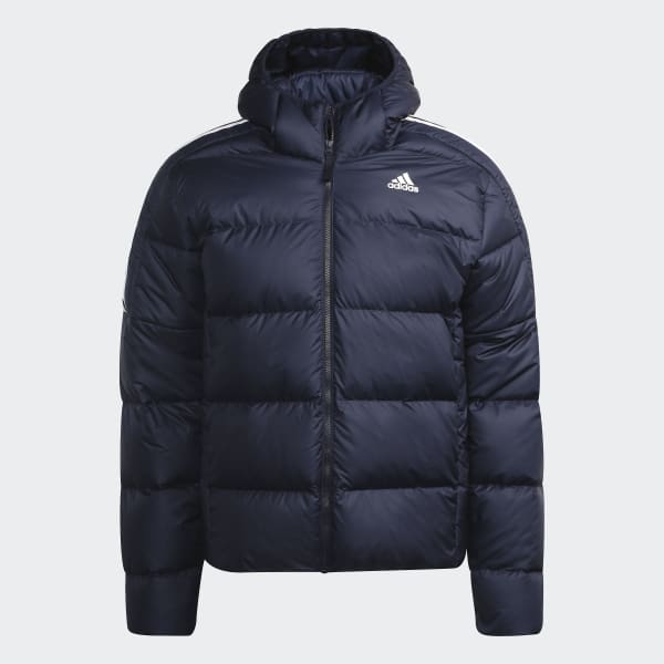 Adidas winter jacket blue Clearance