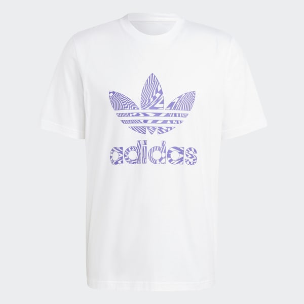 White adidas Rekive Graphic Tee