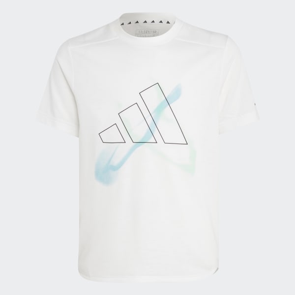 White AEROREADY Graphic Tee