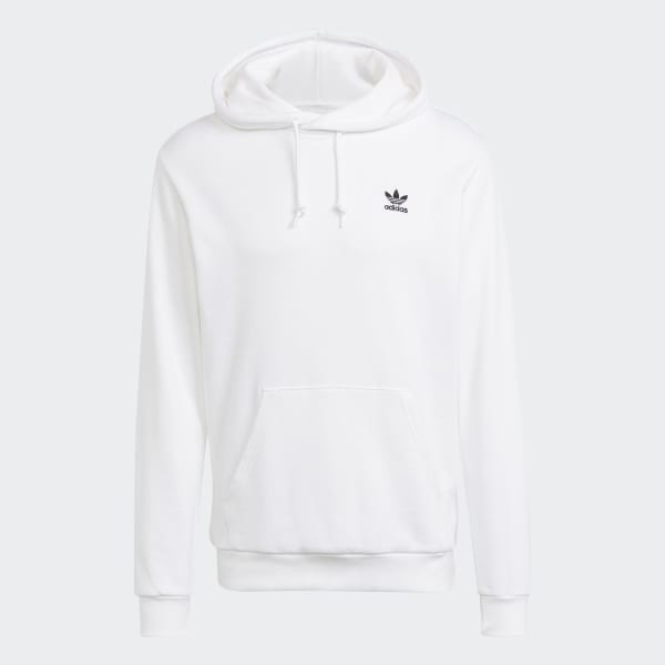 White trefoil adidas hoodie hot sale