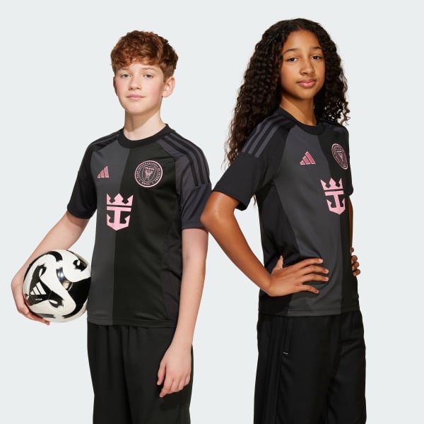 Negro Polera Visitante Messi Inter Miami CF 25/26 Infantil