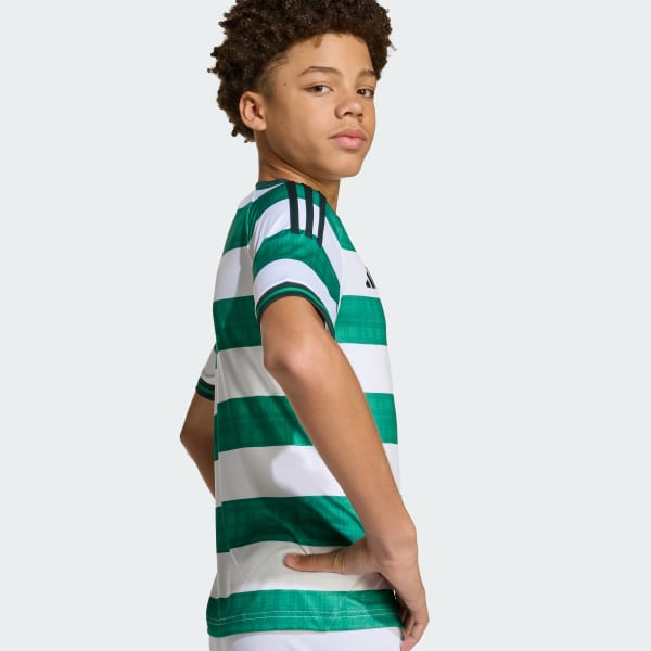 adidas Celtic FC 25/26 Home Jersey Kids - White | Free