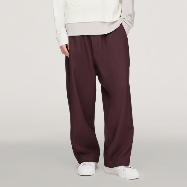 Burgundy Teplákové nohavice Y-3 Sport Uniform