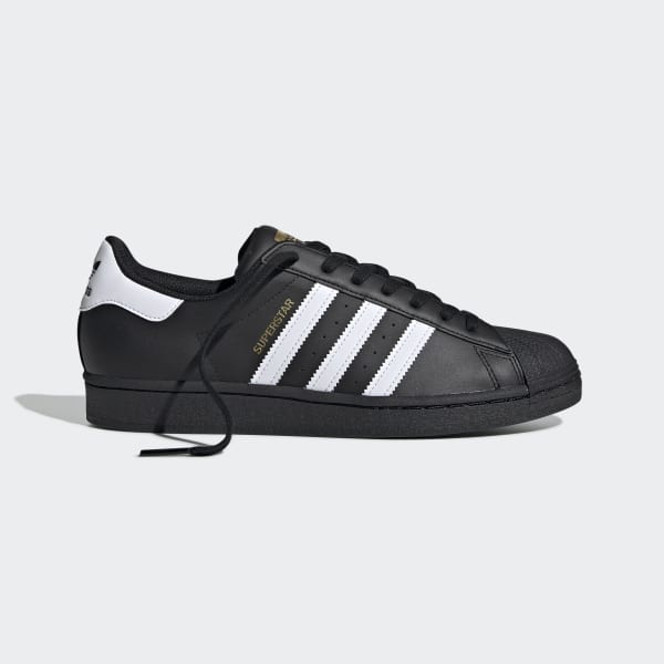 adidas Originals – Superstar Modified – Svarta och vita sneakers