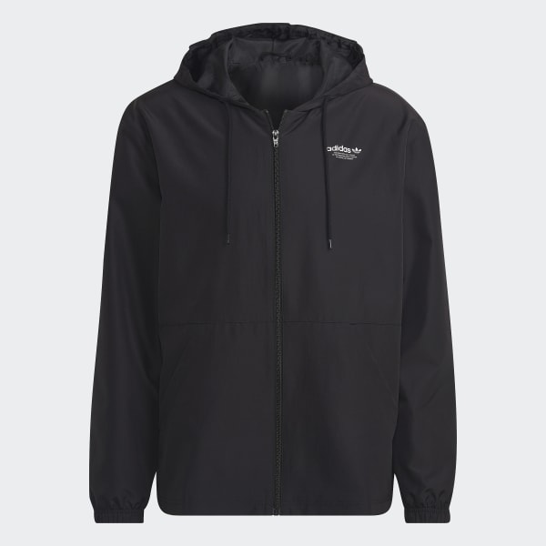 Black Hyperreal Windbreaker L6027
