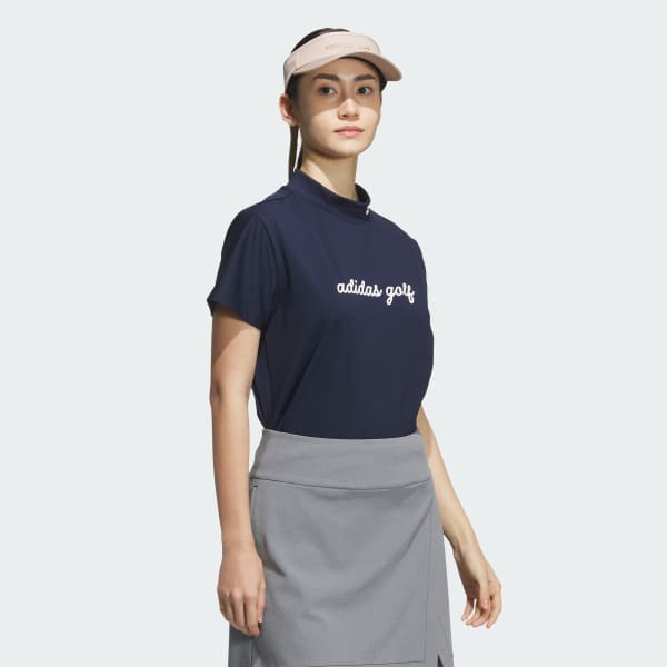 ブルー 【ゴルフ】HEAT. RDY モックネック 半袖