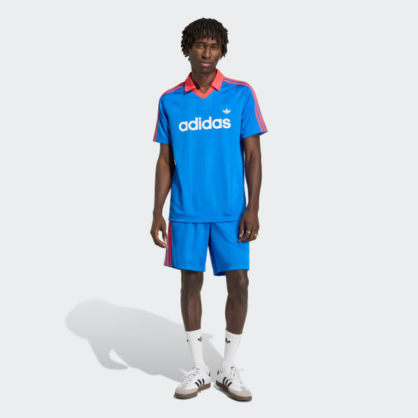 Blue ARCHIVE COLLAR ENGINEERED JERSEY