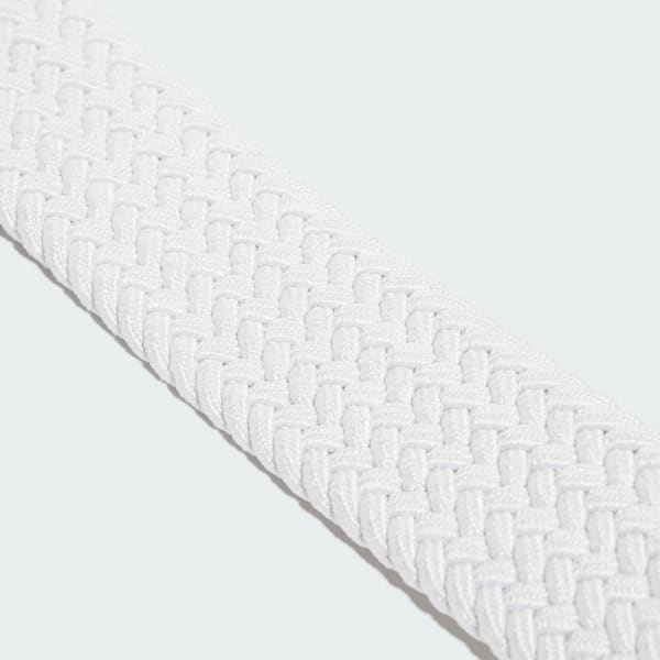 White 브레이디드 스트레치 벨트