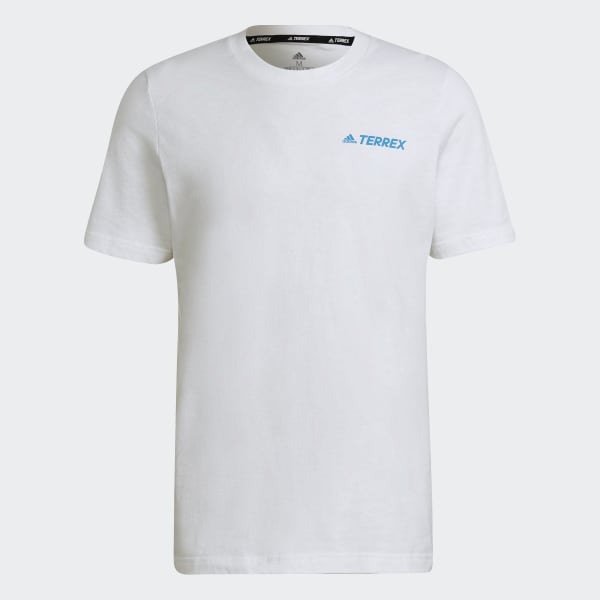 Weiss TERREX Mountain Landscape Graphic T-Shirt JV439