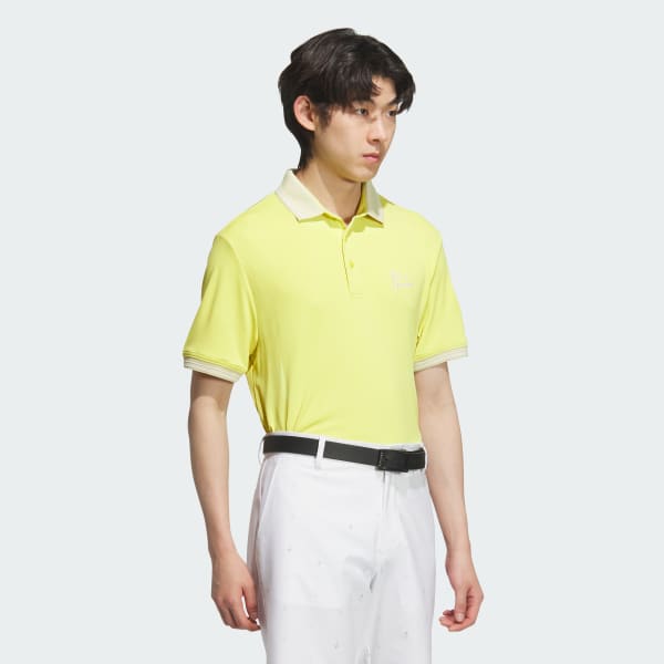 イエロー 【ゴルフ】HEAT. RDY 半袖ポロシャツ