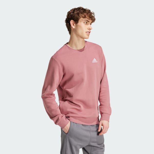 Adidas pink and grey sweatshirt deals
